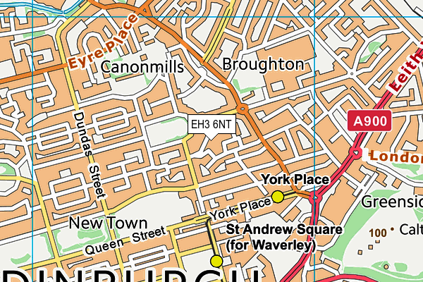 EH3 6NT map - OS VectorMap District (Ordnance Survey) EH3 6NT map - OS VectorMap District (Ordnance Survey)