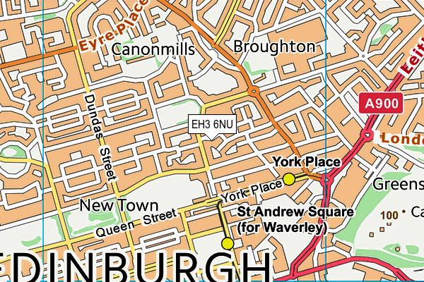EH3 6NU map - OS VectorMap District (Ordnance Survey) EH3 6NU map - OS VectorMap District (Ordnance Survey)