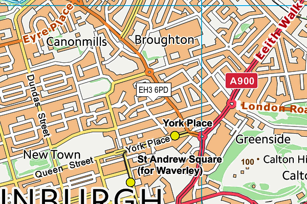 EH3 6PD map - OS VectorMap District (Ordnance Survey) EH3 6PD map - OS VectorMap District (Ordnance Survey)