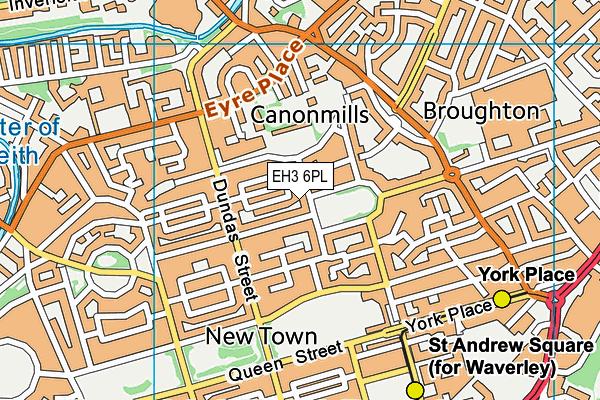 EH3 6PL map - OS VectorMap District (Ordnance Survey) EH3 6PL map - OS VectorMap District (Ordnance Survey)