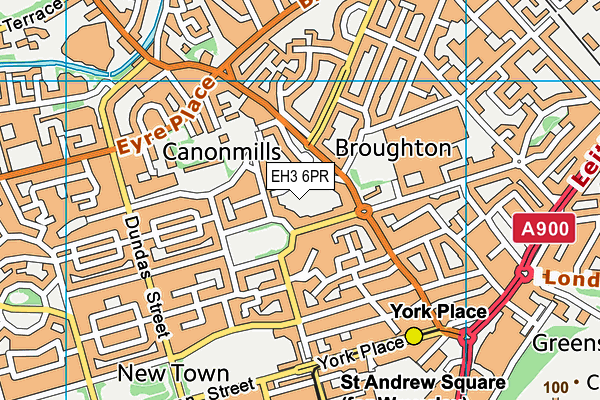 EH3 6PR map - OS VectorMap District (Ordnance Survey) EH3 6PR map - OS VectorMap District (Ordnance Survey)