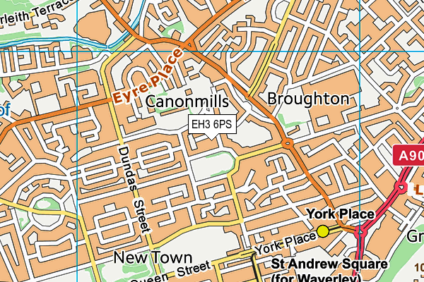 EH3 6PS map - OS VectorMap District (Ordnance Survey) EH3 6PS map - OS VectorMap District (Ordnance Survey)
