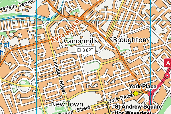 EH3 6PT map - OS VectorMap District (Ordnance Survey) EH3 6PT map - OS VectorMap District (Ordnance Survey)