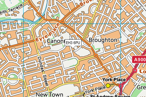 EH3 6PU map - OS VectorMap District (Ordnance Survey) EH3 6PU map - OS VectorMap District (Ordnance Survey)