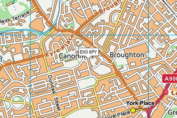 EH3 6PY map - OS VectorMap District (Ordnance Survey) EH3 6PY map - OS VectorMap District (Ordnance Survey)