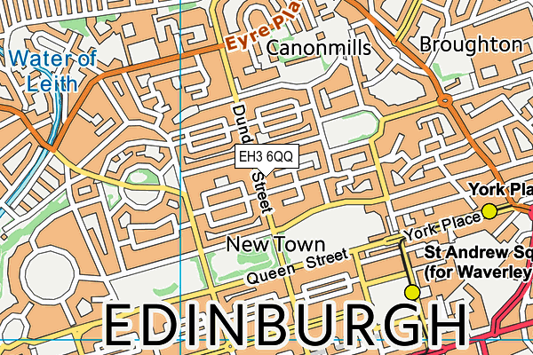 EH3 6QQ map - OS VectorMap District (Ordnance Survey) EH3 6QQ map - OS VectorMap District (Ordnance Survey)