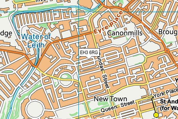 EH3 6RG map - OS VectorMap District (Ordnance Survey) EH3 6RG map - OS VectorMap District (Ordnance Survey)