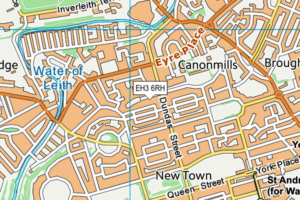EH3 6RH map - OS VectorMap District (Ordnance Survey) EH3 6RH map - OS VectorMap District (Ordnance Survey)