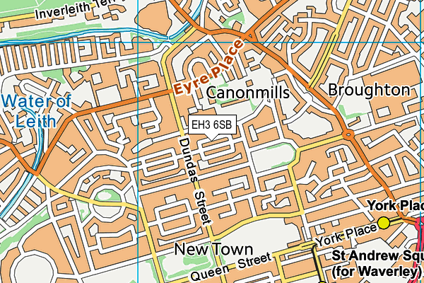 EH3 6SB map - OS VectorMap District (Ordnance Survey) EH3 6SB map - OS VectorMap District (Ordnance Survey)