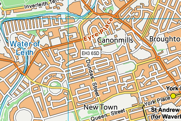 EH3 6SD map - OS VectorMap District (Ordnance Survey) EH3 6SD map - OS VectorMap District (Ordnance Survey)