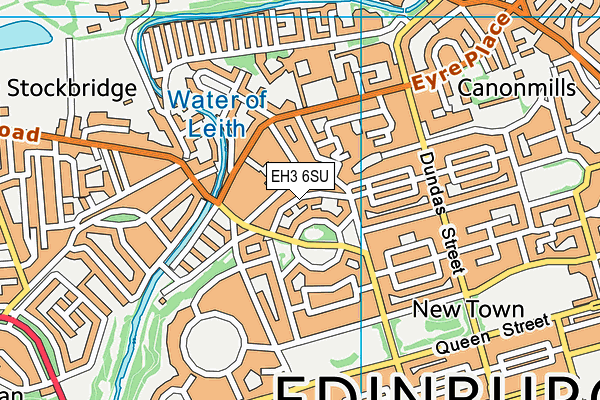 EH3 6SU map - OS VectorMap District (Ordnance Survey) EH3 6SU map - OS VectorMap District (Ordnance Survey)