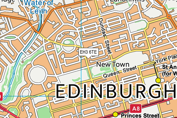 EH3 6TE map - OS VectorMap District (Ordnance Survey) EH3 6TE map - OS VectorMap District (Ordnance Survey)