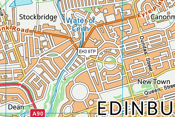 EH3 6TP map - OS VectorMap District (Ordnance Survey) EH3 6TP map - OS VectorMap District (Ordnance Survey)