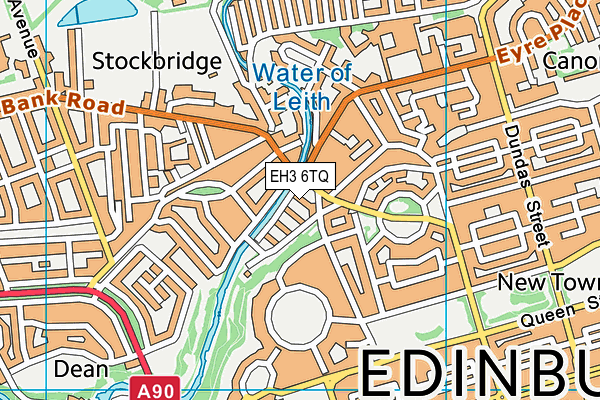 EH3 6TQ map - OS VectorMap District (Ordnance Survey) EH3 6TQ map - OS VectorMap District (Ordnance Survey)