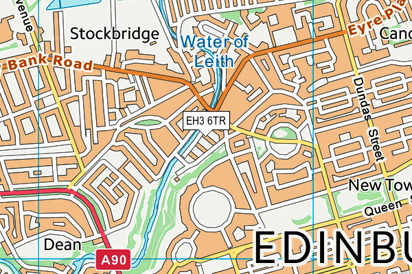 EH3 6TR map - OS VectorMap District (Ordnance Survey) EH3 6TR map - OS VectorMap District (Ordnance Survey)
