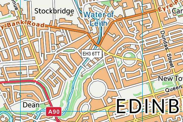 EH3 6TT map - OS VectorMap District (Ordnance Survey) EH3 6TT map - OS VectorMap District (Ordnance Survey)