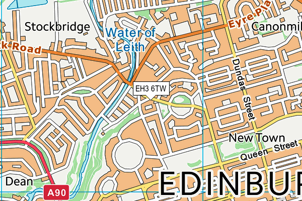 EH3 6TW map - OS VectorMap District (Ordnance Survey) EH3 6TW map - OS VectorMap District (Ordnance Survey)