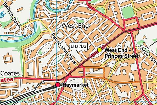 EH3 7DS map - OS VectorMap District (Ordnance Survey) EH3 7DS map - OS VectorMap District (Ordnance Survey)