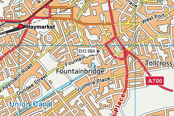 EH3 9BA map - OS VectorMap District (Ordnance Survey) EH3 9BA map - OS VectorMap District (Ordnance Survey)