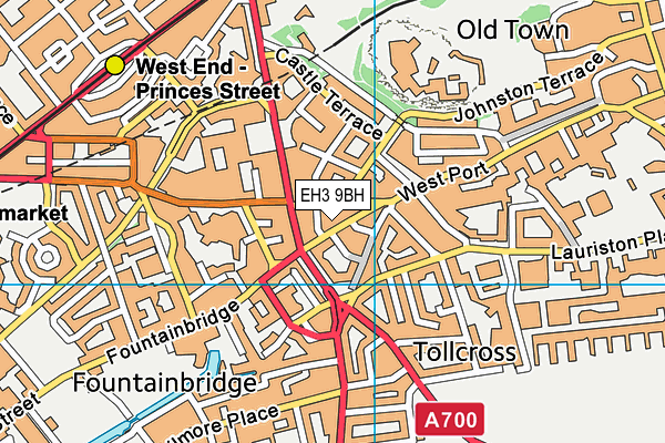 EH3 9BH map - OS VectorMap District (Ordnance Survey) EH3 9BH map - OS VectorMap District (Ordnance Survey)