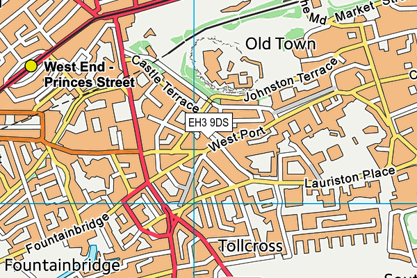 EH3 9DS map - OS VectorMap District (Ordnance Survey) EH3 9DS map - OS VectorMap District (Ordnance Survey)