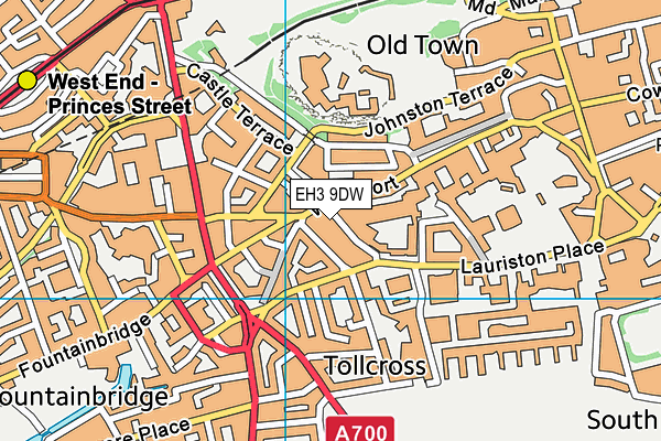 EH3 9DW map - OS VectorMap District (Ordnance Survey) EH3 9DW map - OS VectorMap District (Ordnance Survey)
