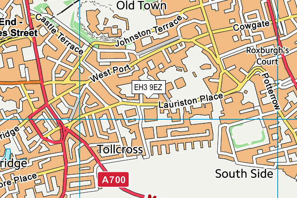 EH3 9EZ map - OS VectorMap District (Ordnance Survey) EH3 9EZ map - OS VectorMap District (Ordnance Survey)