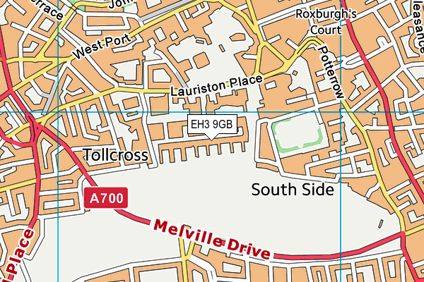 EH3 9GB map - OS VectorMap District (Ordnance Survey) EH3 9GB map - OS VectorMap District (Ordnance Survey)
