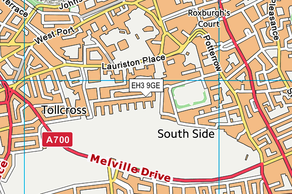 EH3 9GE map - OS VectorMap District (Ordnance Survey) EH3 9GE map - OS VectorMap District (Ordnance Survey)