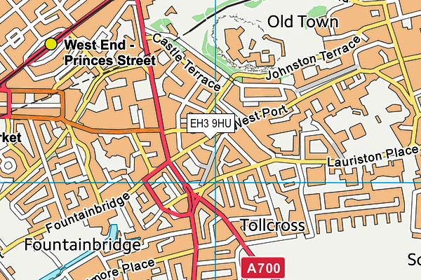 EH3 9HU map - OS VectorMap District (Ordnance Survey) EH3 9HU map - OS VectorMap District (Ordnance Survey)