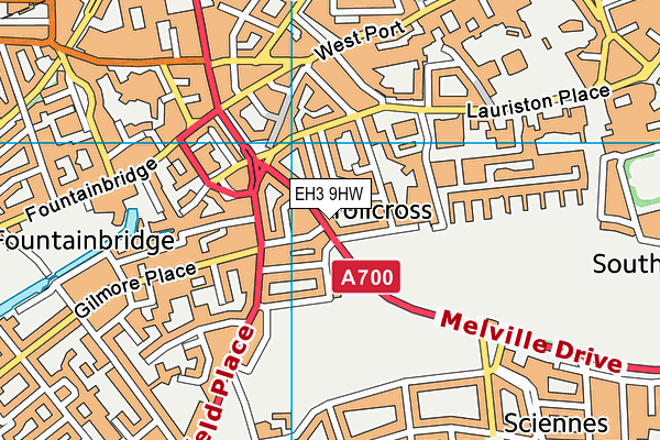 EH3 9HW map - OS VectorMap District (Ordnance Survey) EH3 9HW map - OS VectorMap District (Ordnance Survey)