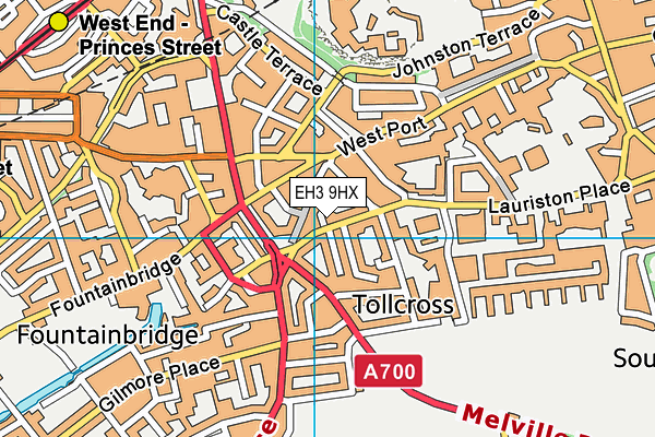 EH3 9HX map - OS VectorMap District (Ordnance Survey) EH3 9HX map - OS VectorMap District (Ordnance Survey)