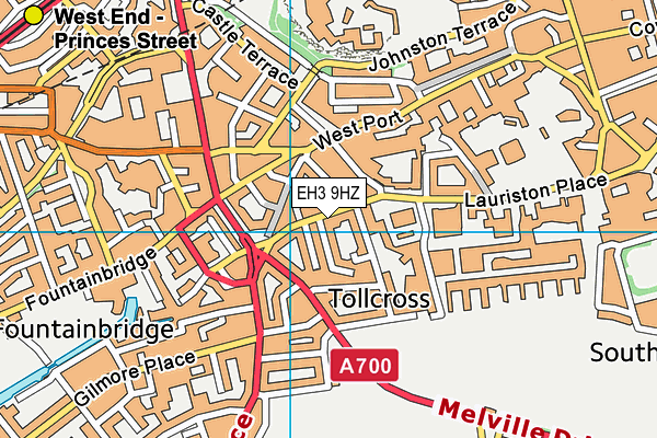 EH3 9HZ map - OS VectorMap District (Ordnance Survey) EH3 9HZ map - OS VectorMap District (Ordnance Survey)