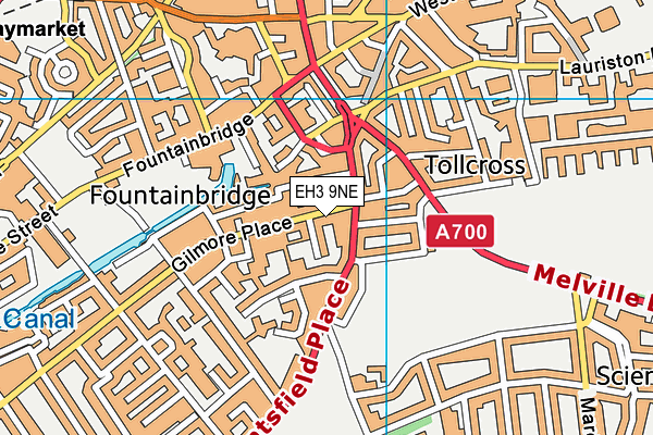 EH3 9NE map - OS VectorMap District (Ordnance Survey) EH3 9NE map - OS VectorMap District (Ordnance Survey)