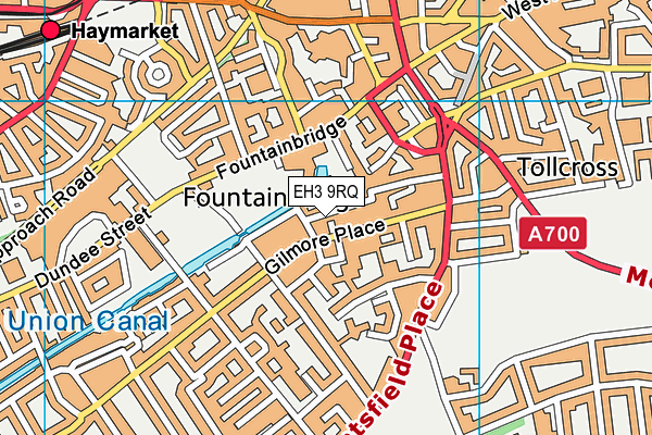 EH3 9RQ map - OS VectorMap District (Ordnance Survey) EH3 9RQ map - OS VectorMap District (Ordnance Survey)