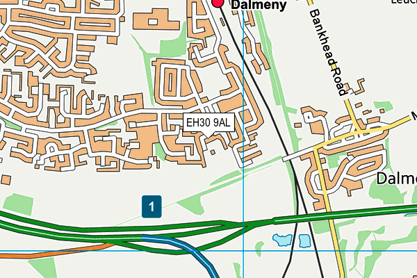 EH30 9AL map - OS VectorMap District (Ordnance Survey) EH30 9AL map - OS VectorMap District (Ordnance Survey)