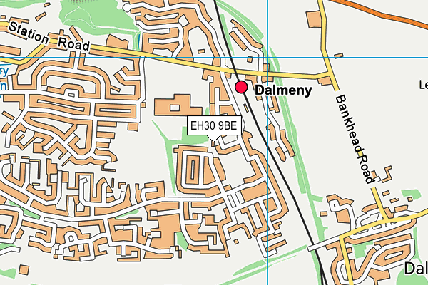 EH30 9BE map - OS VectorMap District (Ordnance Survey) EH30 9BE map - OS VectorMap District (Ordnance Survey)
