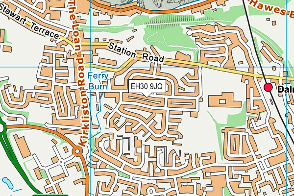 EH30 9JQ map - OS VectorMap District (Ordnance Survey) EH30 9JQ map - OS VectorMap District (Ordnance Survey)