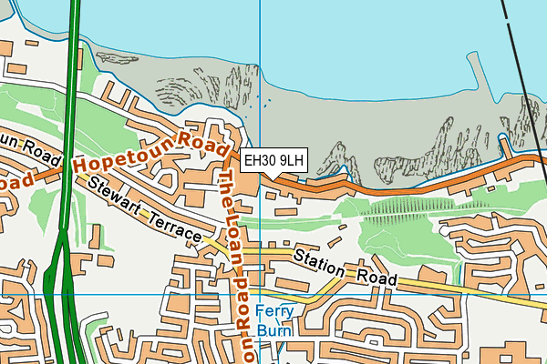 EH30 9LH map - OS VectorMap District (Ordnance Survey) EH30 9LH map - OS VectorMap District (Ordnance Survey)