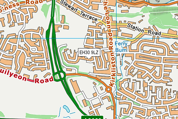 EH30 9LZ map - OS VectorMap District (Ordnance Survey) EH30 9LZ map - OS VectorMap District (Ordnance Survey)