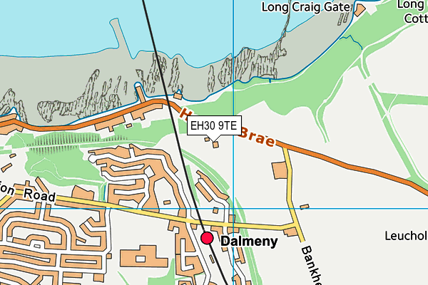 EH30 9TE map - OS VectorMap District (Ordnance Survey) EH30 9TE map - OS VectorMap District (Ordnance Survey)