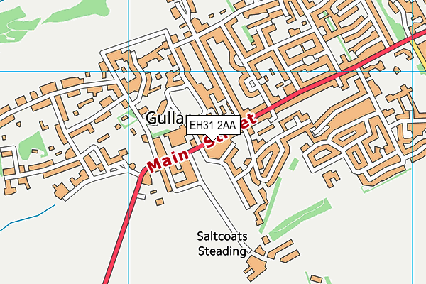 EH31 2AA map - OS VectorMap District (Ordnance Survey) EH31 2AA map - OS VectorMap District (Ordnance Survey)