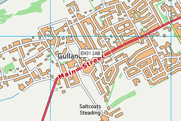 EH31 2AB map - OS VectorMap District (Ordnance Survey) EH31 2AB map - OS VectorMap District (Ordnance Survey)