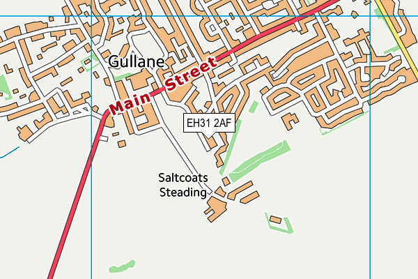 EH31 2AF map - OS VectorMap District (Ordnance Survey) EH31 2AF map - OS VectorMap District (Ordnance Survey)