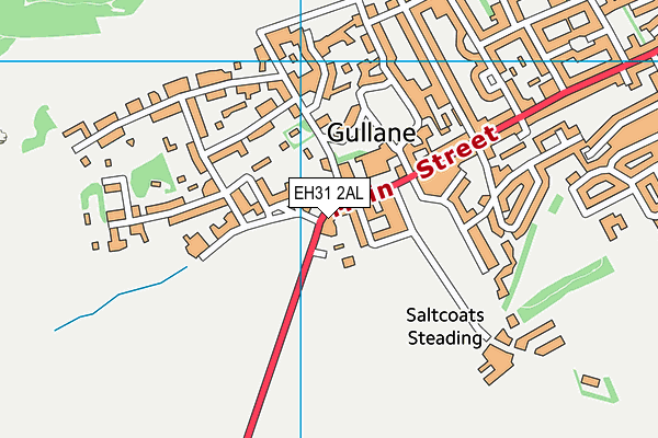 EH31 2AL map - OS VectorMap District (Ordnance Survey)