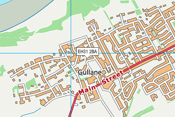 EH31 2BA map - OS VectorMap District (Ordnance Survey) EH31 2BA map - OS VectorMap District (Ordnance Survey)