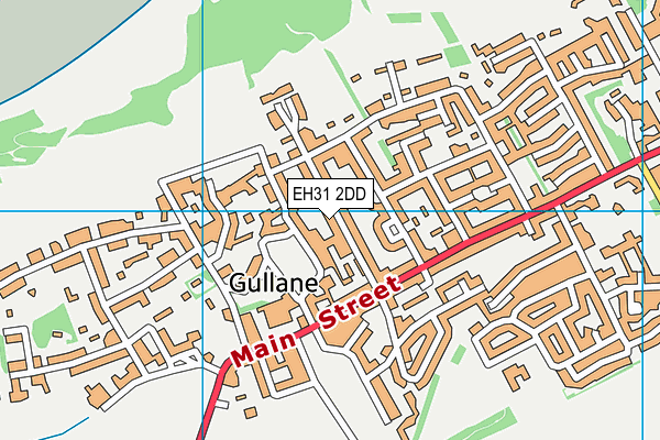 EH31 2DD map - OS VectorMap District (Ordnance Survey)