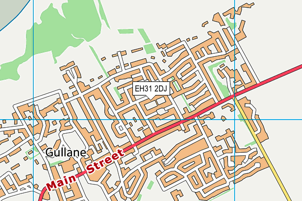EH31 2DJ map - OS VectorMap District (Ordnance Survey) EH31 2DJ map - OS VectorMap District (Ordnance Survey)