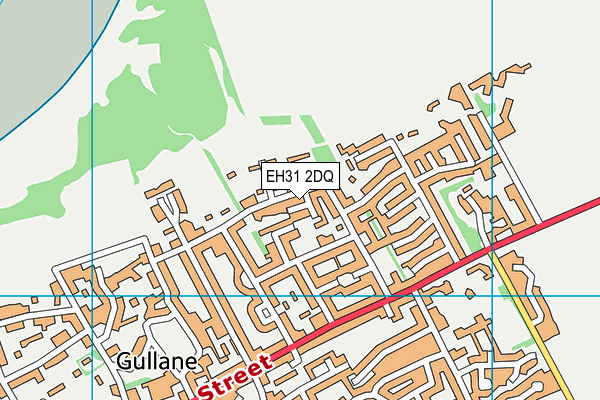 EH31 2DQ map - OS VectorMap District (Ordnance Survey) EH31 2DQ map - OS VectorMap District (Ordnance Survey)