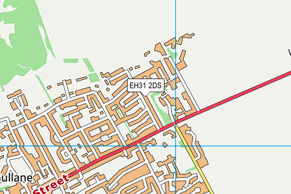 EH31 2DS map - OS VectorMap District (Ordnance Survey) EH31 2DS map - OS VectorMap District (Ordnance Survey)